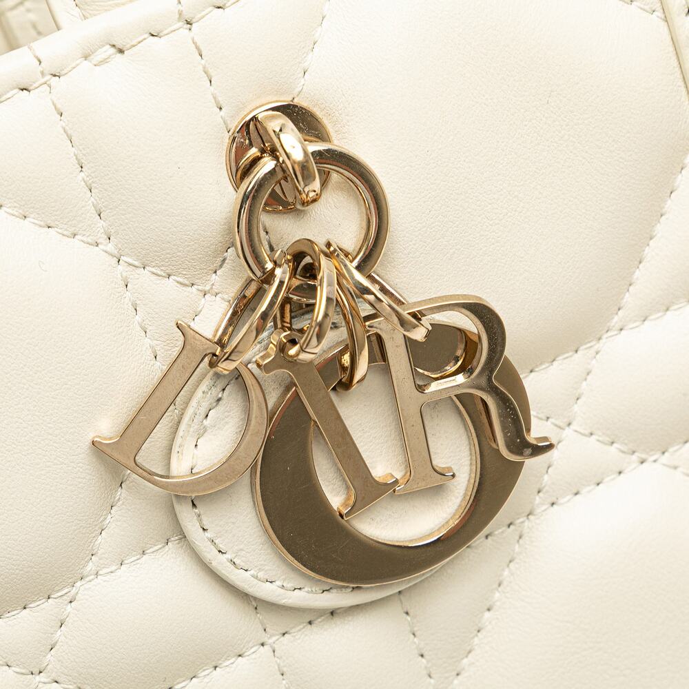 Dior Mini Calfskin Macrocannage Book Tote - Picture 7 of 10